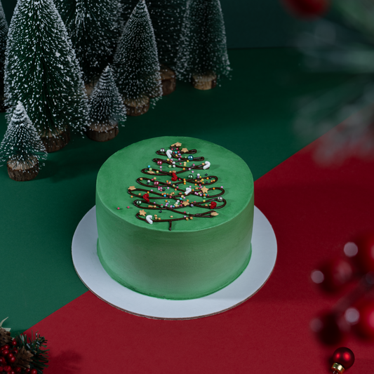 Christmas Tree Mini Cake