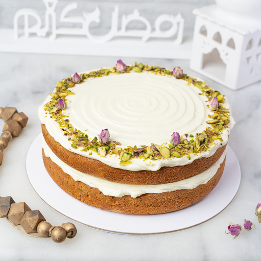 Saffron Pistachio Cake