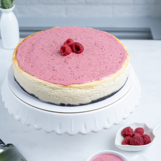 Raspberry Crunch Cheesecake